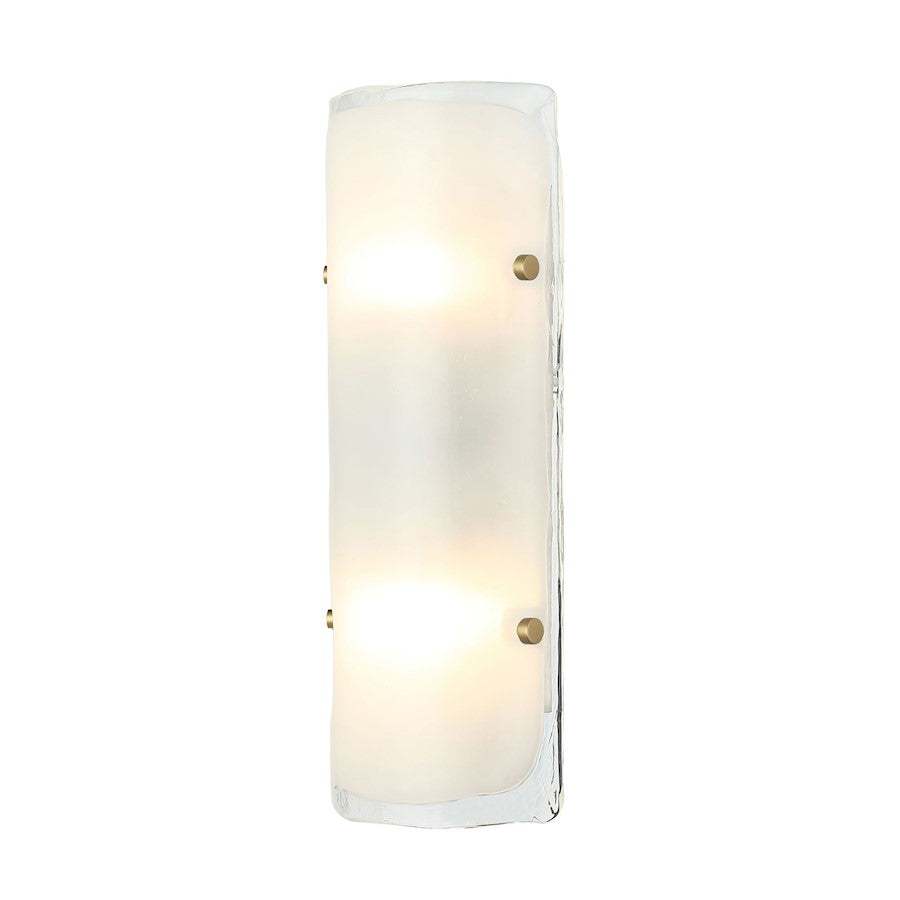 Fairchild Sconce, Black/Nickel/Satin Brass/Clear