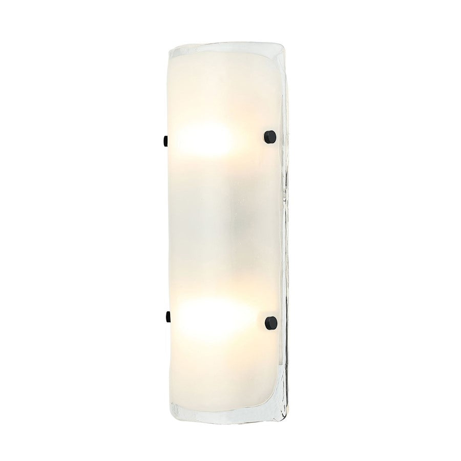 Fairchild Sconce, Black/Nickel/Satin Brass/Clear