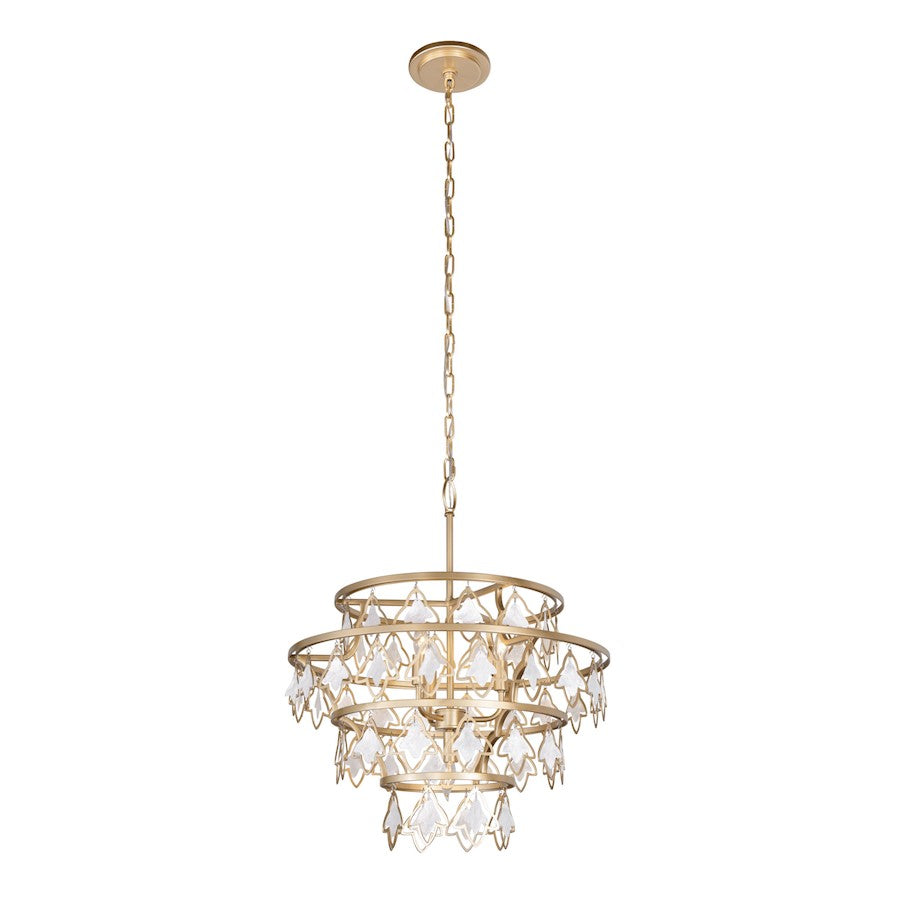 Fleur Chandelier, French Gold