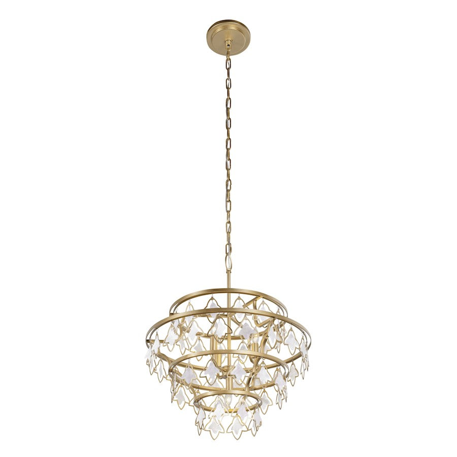 Fleur Chandelier, French Gold