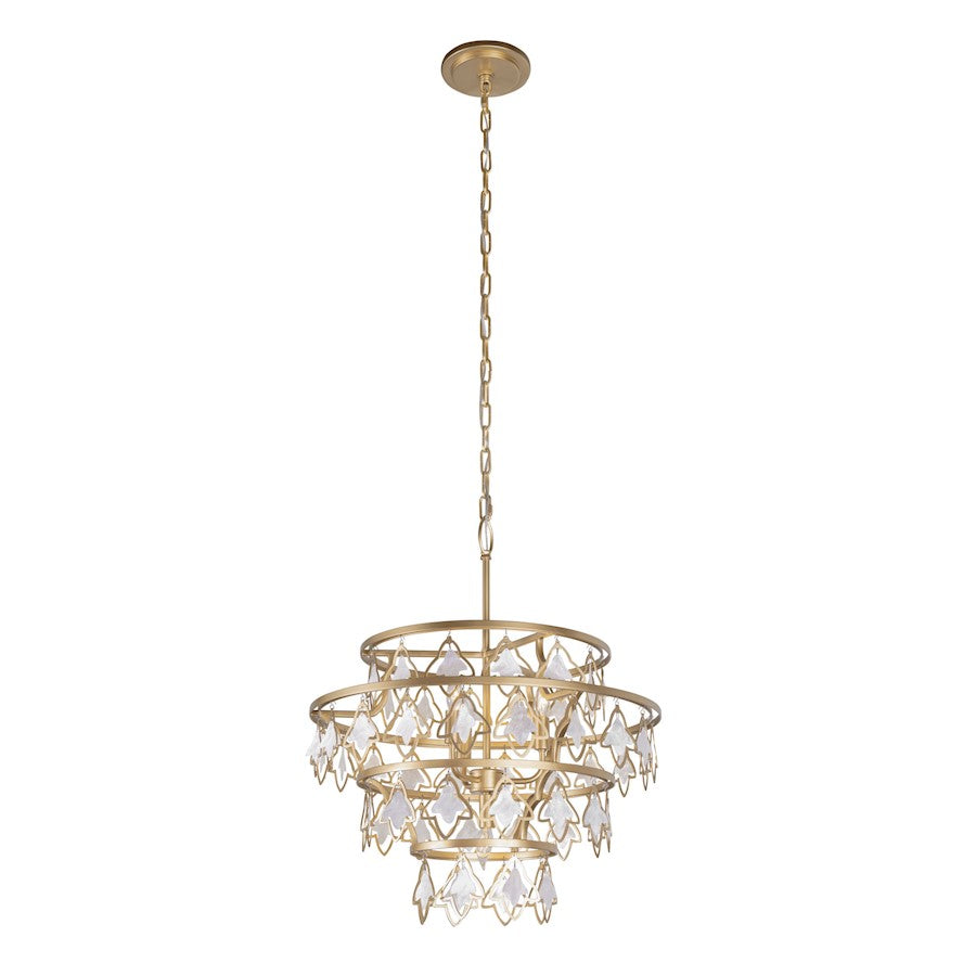 Fleur Chandelier, French Gold