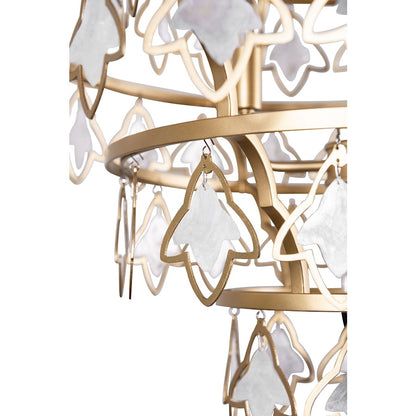 Fleur Chandelier, French Gold