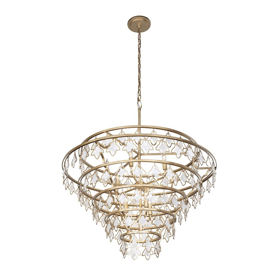 Fleur Chandelier, French Gold