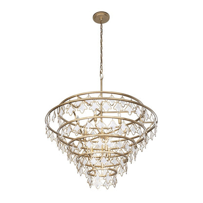 Fleur Chandelier, French Gold