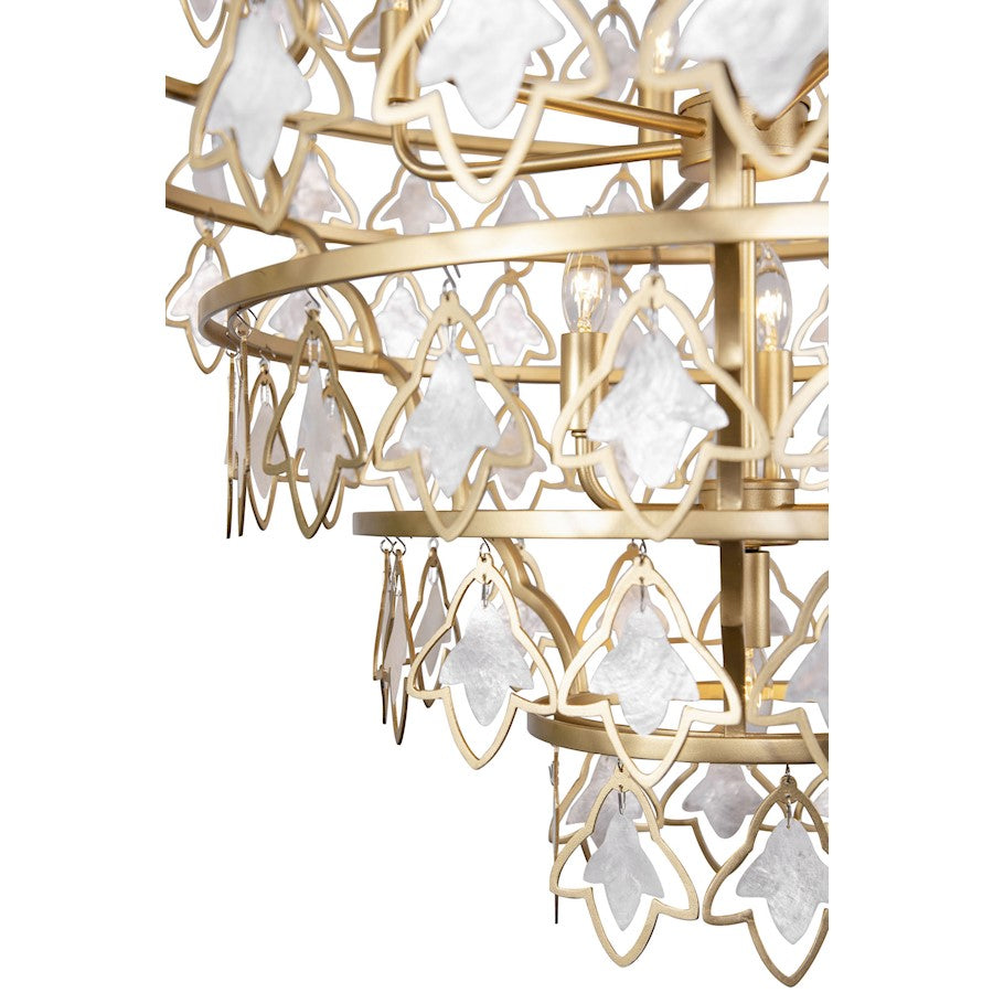 Fleur Chandelier, French Gold