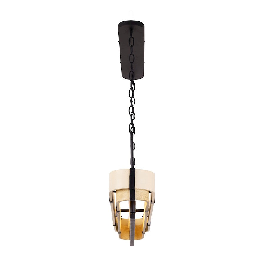 5 Light Linear Pendant, Black