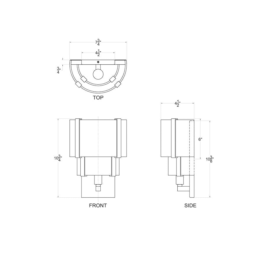 1 Light Wall Sconce