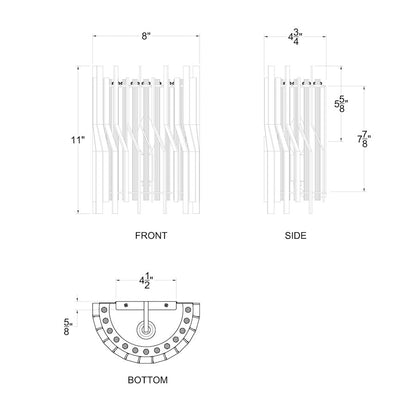 Row Wall Sconce