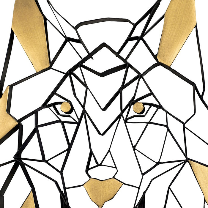 Varaluz Geometric Animal Kingdom Wolf Wall Art