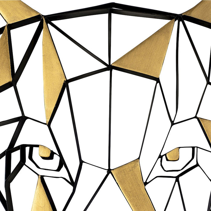 Varaluz Geometric Animal Kingdom Lion Wall Art