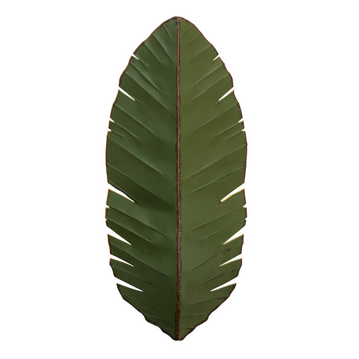 Varaluz Banana Leaf 3 Light Tall Sconce, Natural Green - 901K03