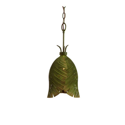 1 Light Mini Pendant, Banana Leaf