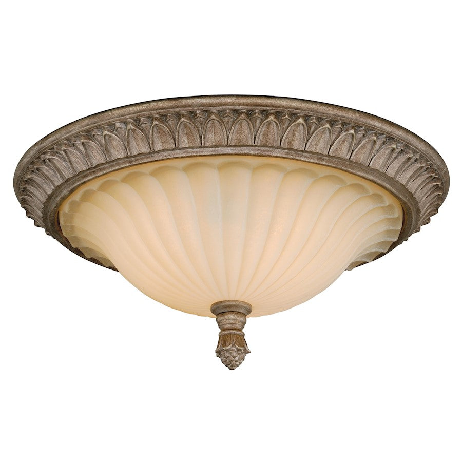 Vaxcel Avenant 3 Light Flush Mount, French Bronze