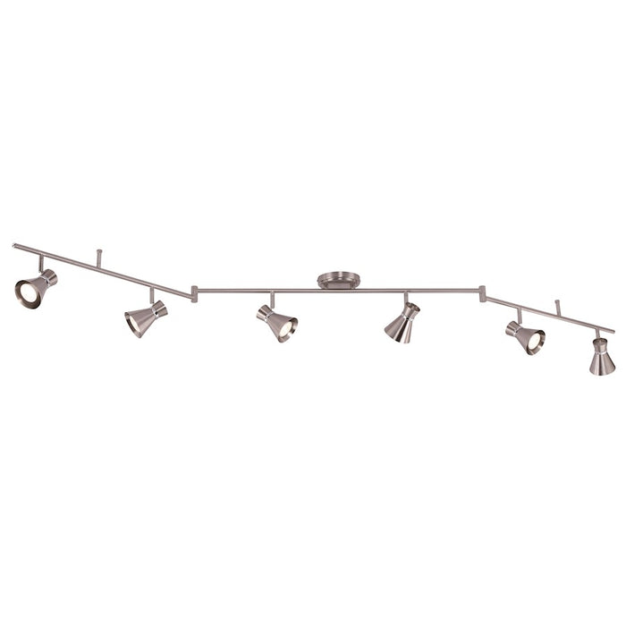 Vaxcel Alto Directional Light, Brushed Nickel/Chrome