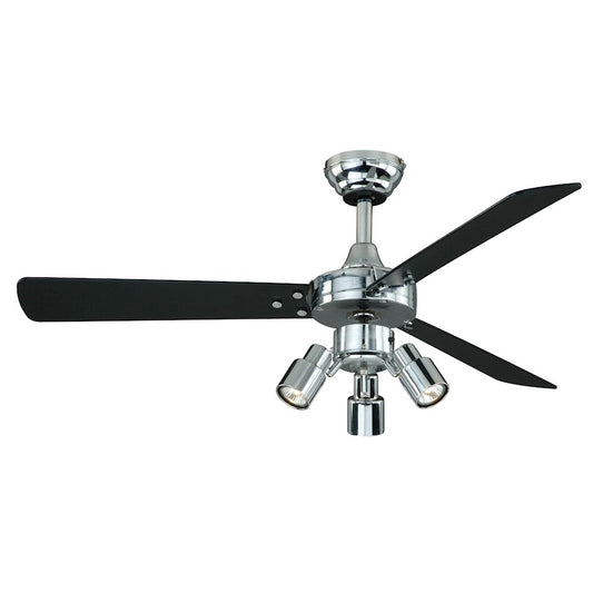 Vaxcel Cyrus 3 Ceiling Fan, Chrome