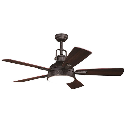 Vaxcel Walton 1 Light LED 52" Ceiling Fan, Gold Stone