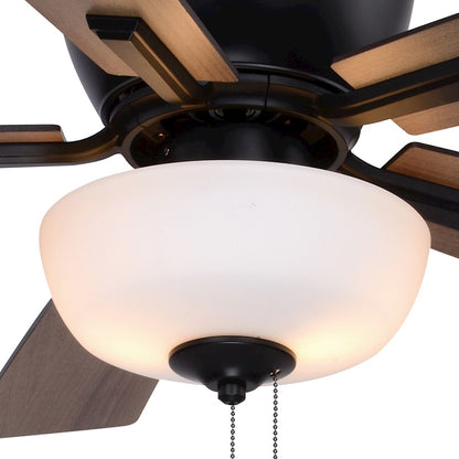 Vaxcel Lisbon 2 Light 42" Ceiling Fan, Frosted White