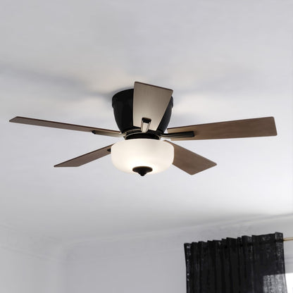 Vaxcel Lisbon 2 Light 42" Ceiling Fan, Frosted White