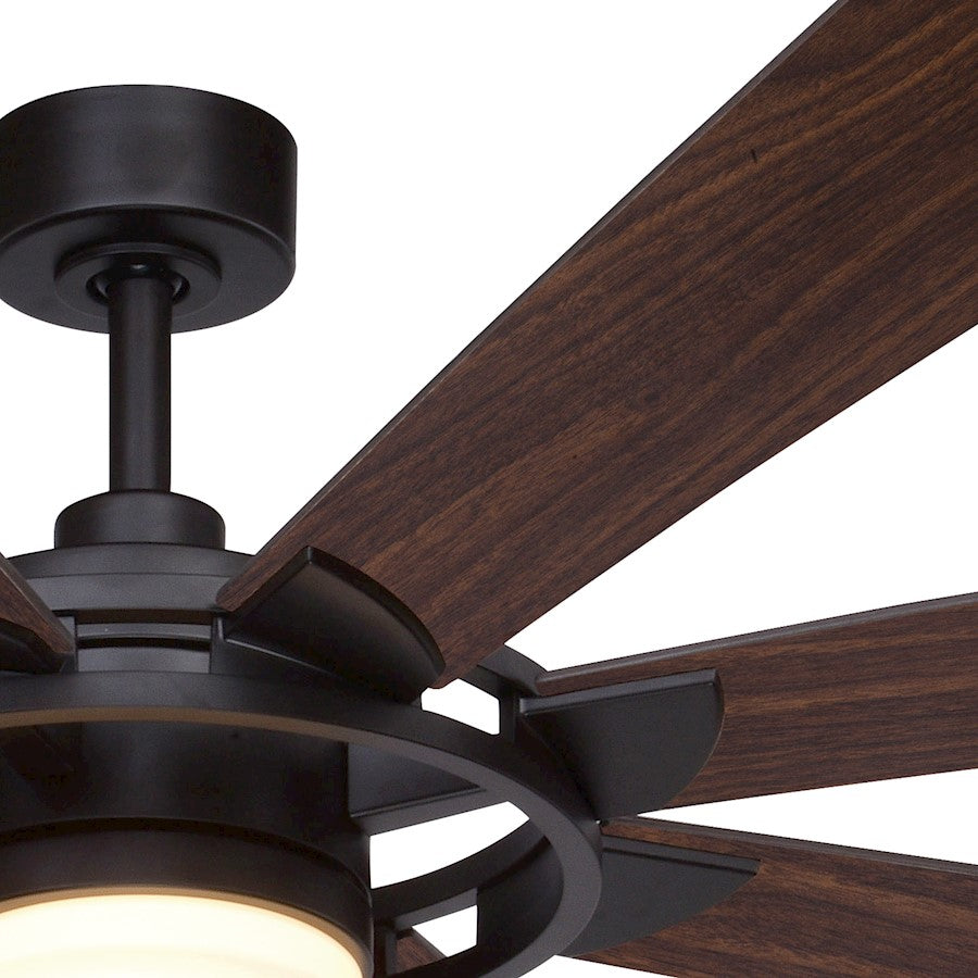 Vaxcel Burlington 1 Light 68" LED Ceiling Fan, Bronze/Frosted White