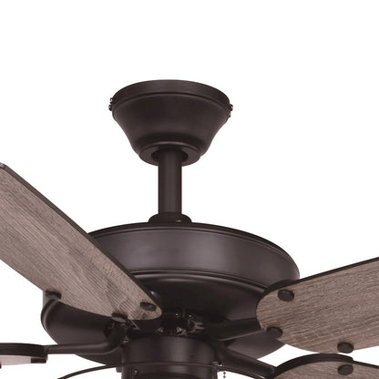 Vaxcel Reed 2 Light 48" Ceiling Fan, Matte Black