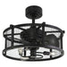 Vaxcel Humboldt 21" 3 Light Ceiling Fan, Black - F0102