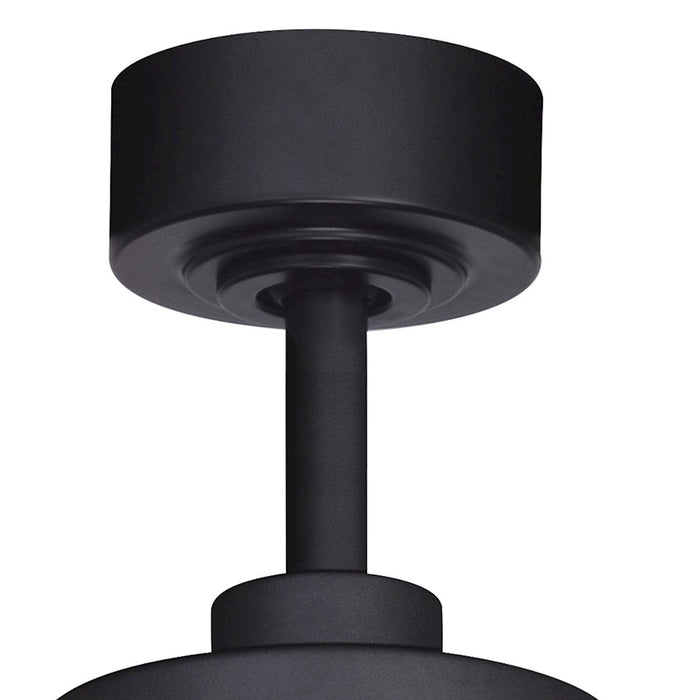 Vaxcel Mayfield 1 Light 44" Ceiling Fan, Charcoal Black/Frosted