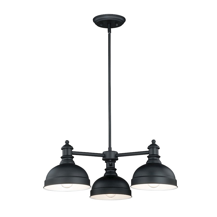 3 Light Chandelier, Oil Rubbed Bronze