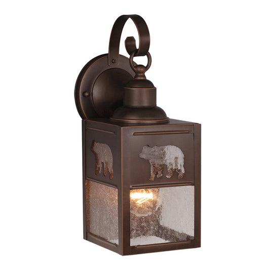 5" Outdoor Bear Wall Sconce