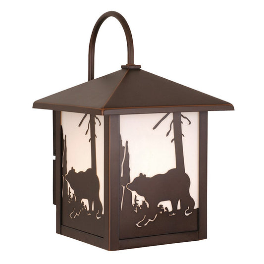 Vaxcel Bozeman 8" Outdoor Bear Wall Light