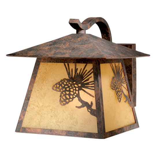 Vaxcel Whitebark 11" Outdoor Wall Light, Olde World Patina