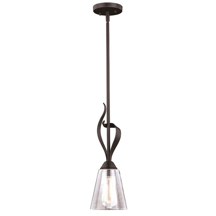 1 Light Mini Pendant, Oil Rubbed Bronze