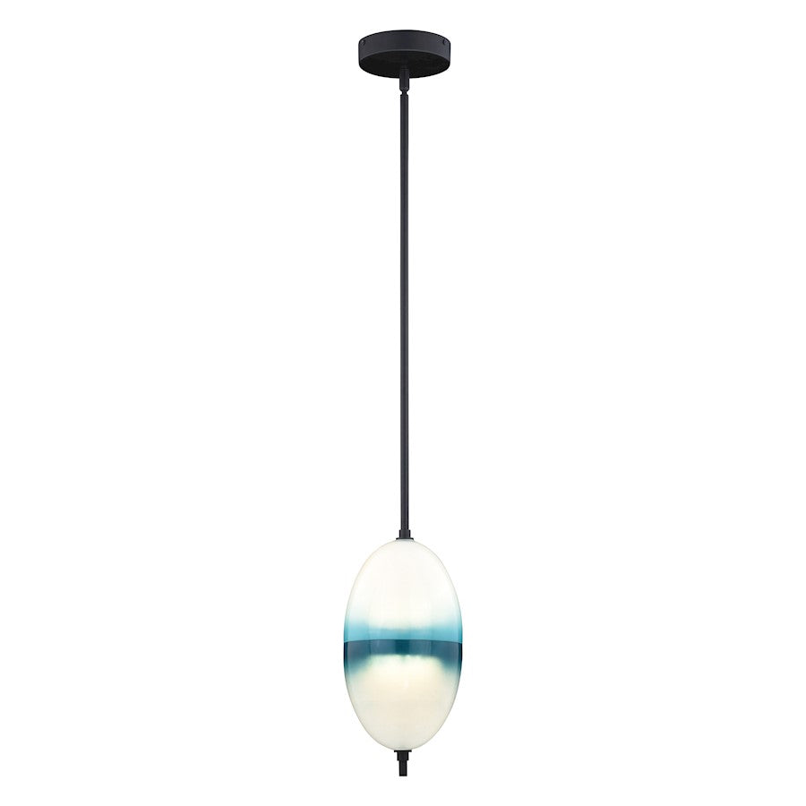 Vaxcel Somerset 1 Light 6" LED Mini Pendant, Bronze - P0319