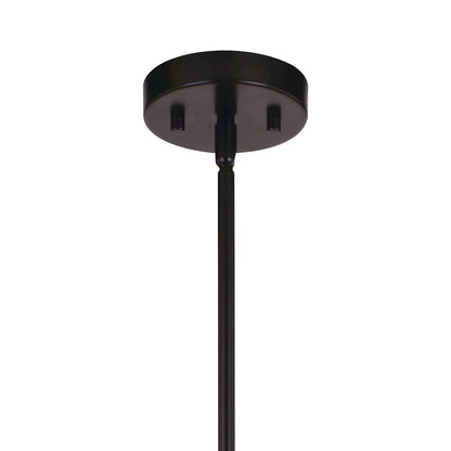 12 Light 25.25" Pendant, Matte Black