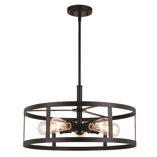 Vaxcel Akron 5 Light 20" Pendant, Oil Rubbed Bronze - P0376