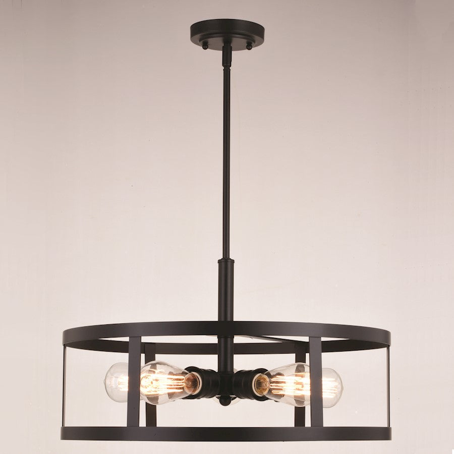 5 Light 20" Pendant, Oil Rubbed Bronze