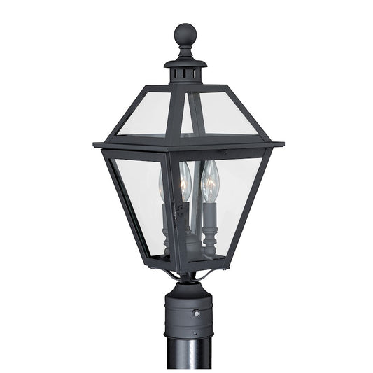 Vaxcel Nottingham Outdoor Post Light, Textured Black