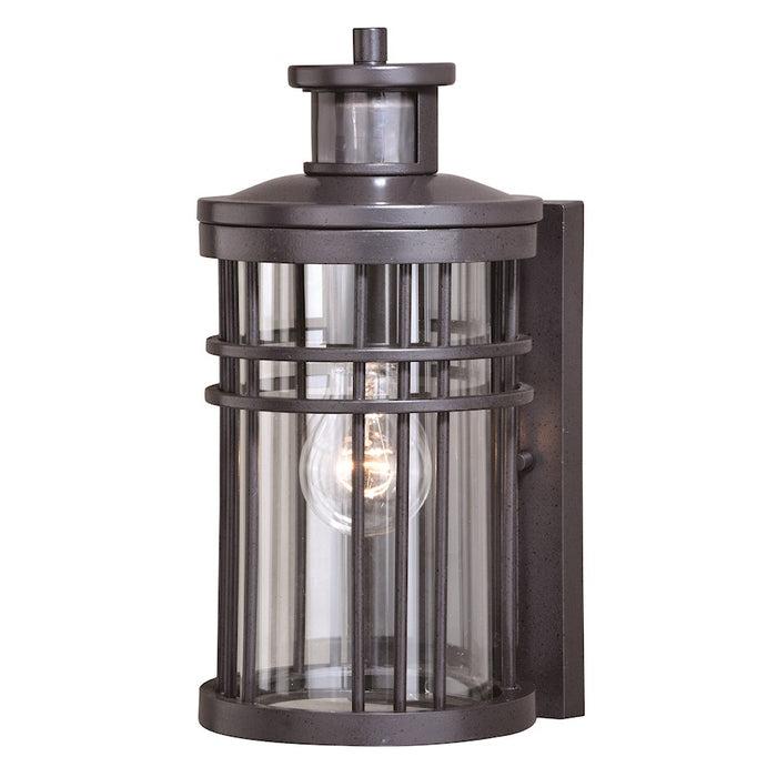 Vaxcel Wrightwood Dualux 6" Outdoor Wall Light, Vintage Black