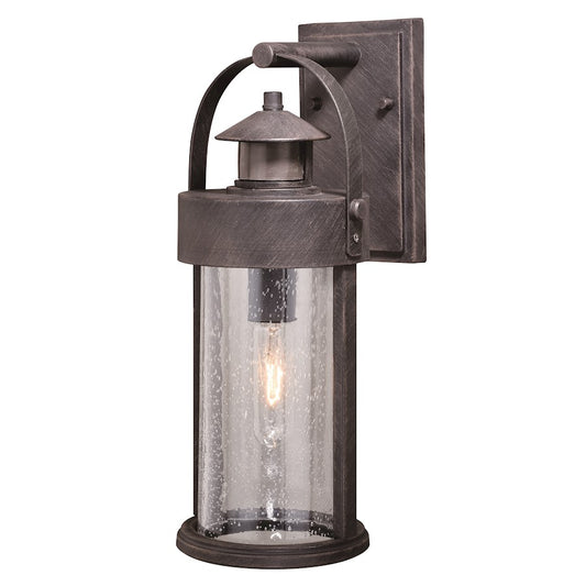 Vaxcel Cumberland Dualux 6" Outdoor Wall Light, Rust Iron