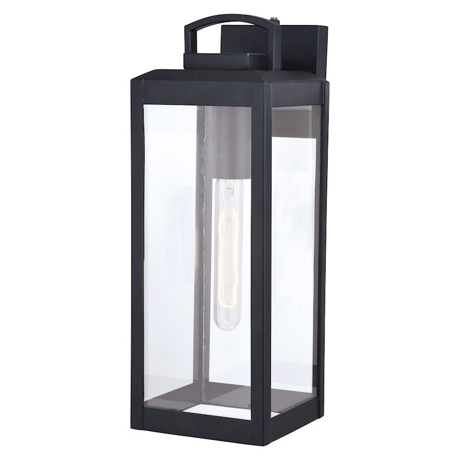 Vaxcel Kinzie 1 Light 6" Outdoor Wall Light, Black - T0567