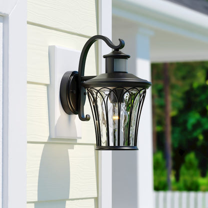 1 Light Outdoor Motion Sensor Wall Sconce