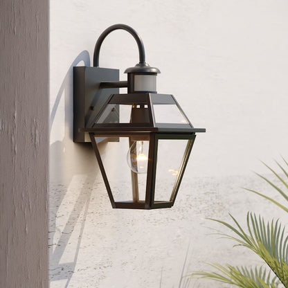 1 Light Outdoor Motion Sensor Wall Sconce