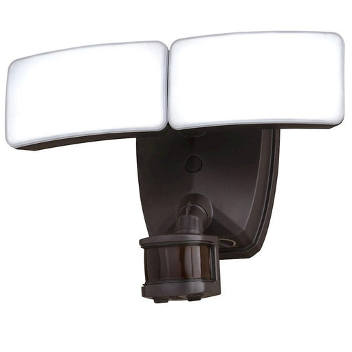 Vaxcel Zeta 2 Light LED Outdoor Motion Sensor Flood Light, Bronze - T0619