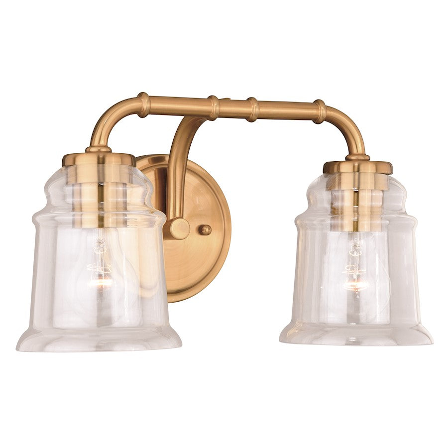 Bathroom Vanity Light, Natural Brass