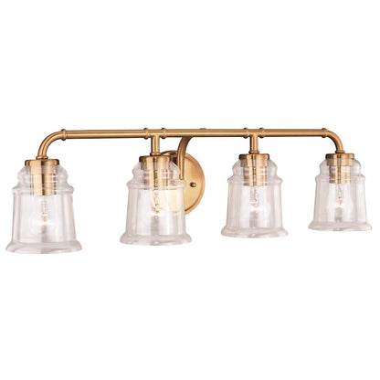 Bathroom Vanity Light, Natural Brass