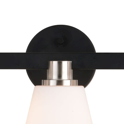 3 Light Bathroom Vanity Light, Matte Black