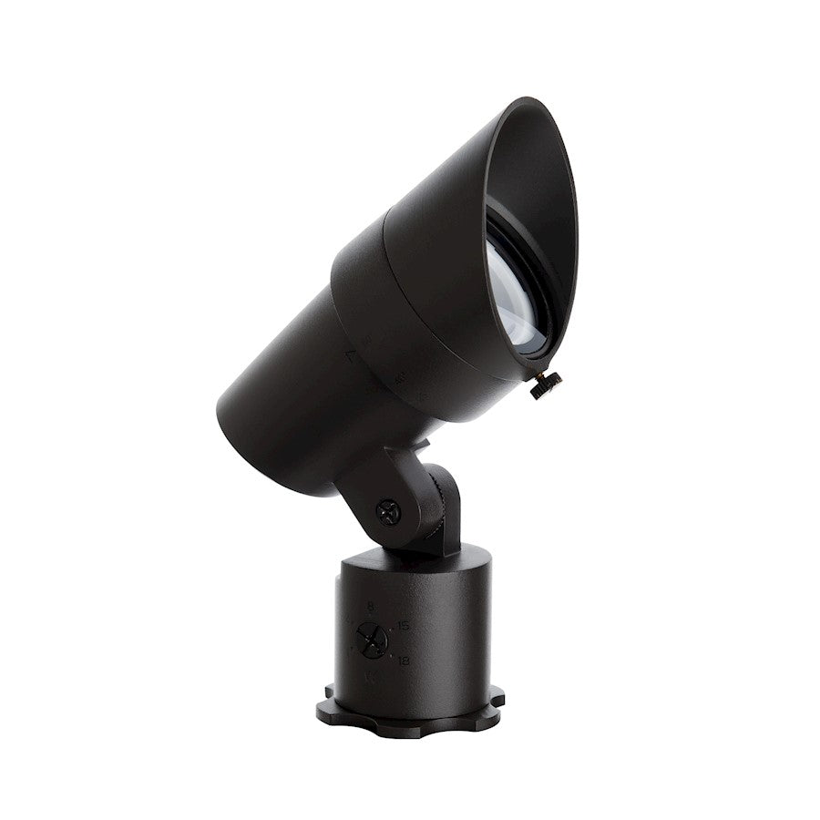 WAC Landscape Accent Light, LED 12V/4000K, Black/Clear - 5011-40BK