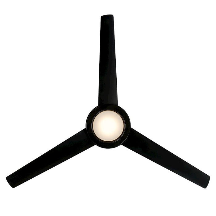 WAC Lighting Geos 3 Blade Smart Ceiling Fan, Black/Black