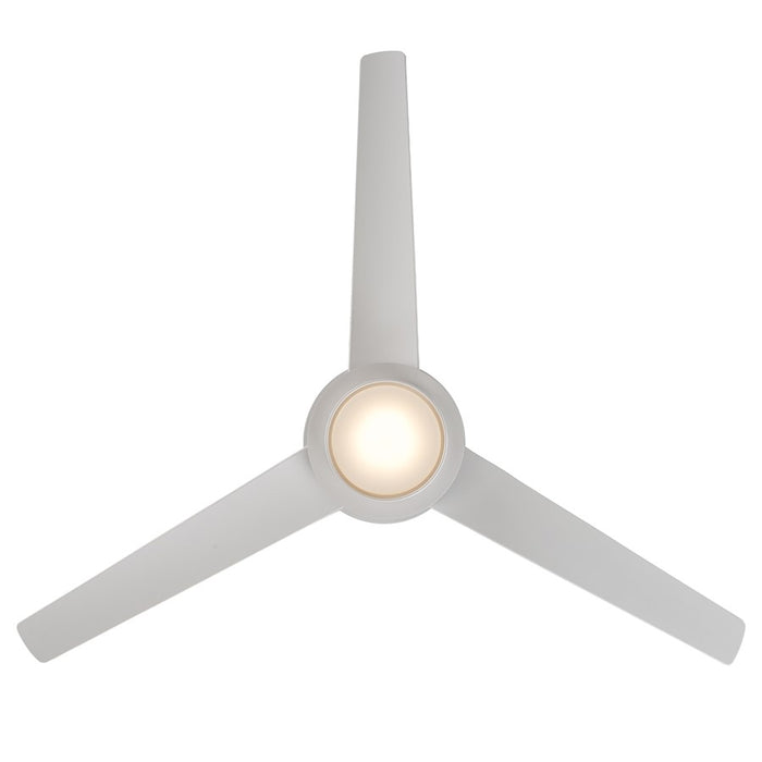 WAC Lighting Geos 3 Blade Smart Ceiling Fan, White/White