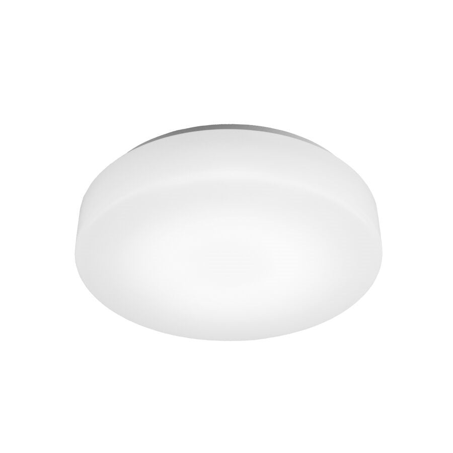 WAC Lighting Blo 1 Light 13" Flush Mount, White