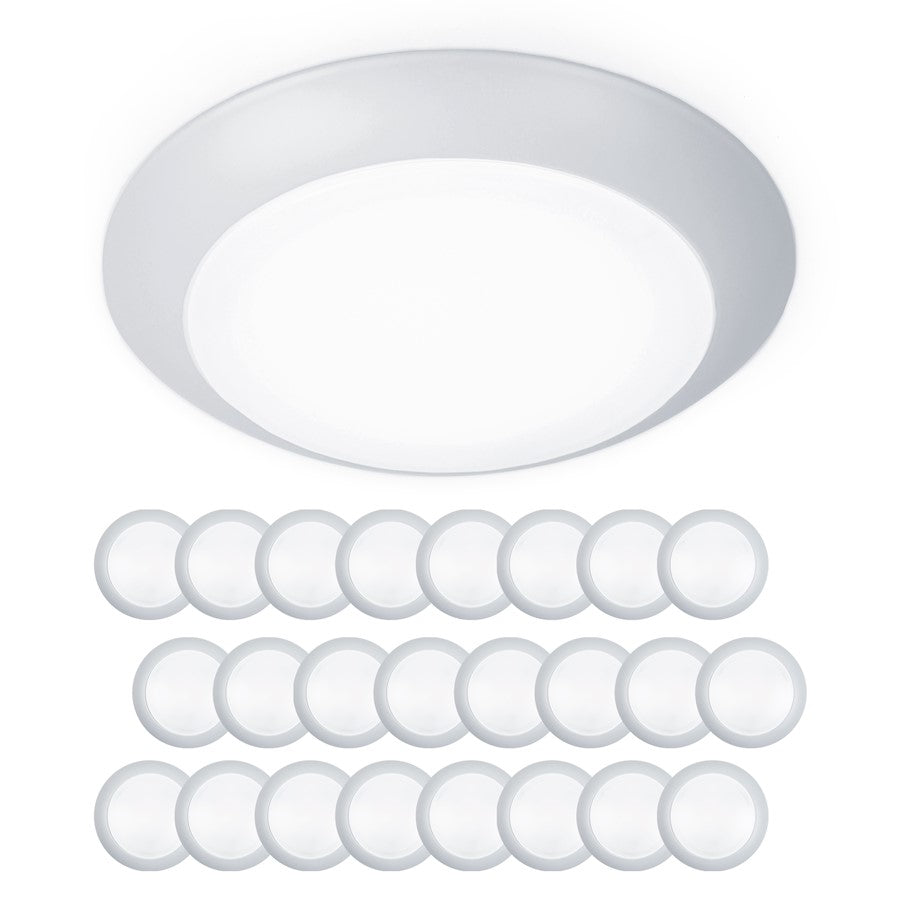 WAC Disc 6" LED ES Flush & Retrofit Kit, White (Pack of 24) - FM-306-930-WT-24